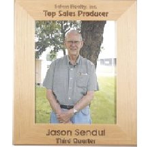 5 x 3 1/2” Red Alder Photo Frame