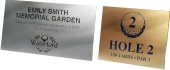 Engraved Aluminium Signs