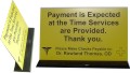 5 x 8 Engraved Counter Sign