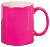 Pink Ceramic Mug Round