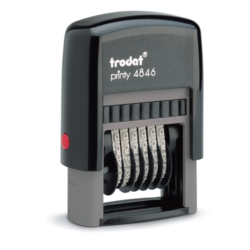 Trodat 4846 Printy Number Stamp